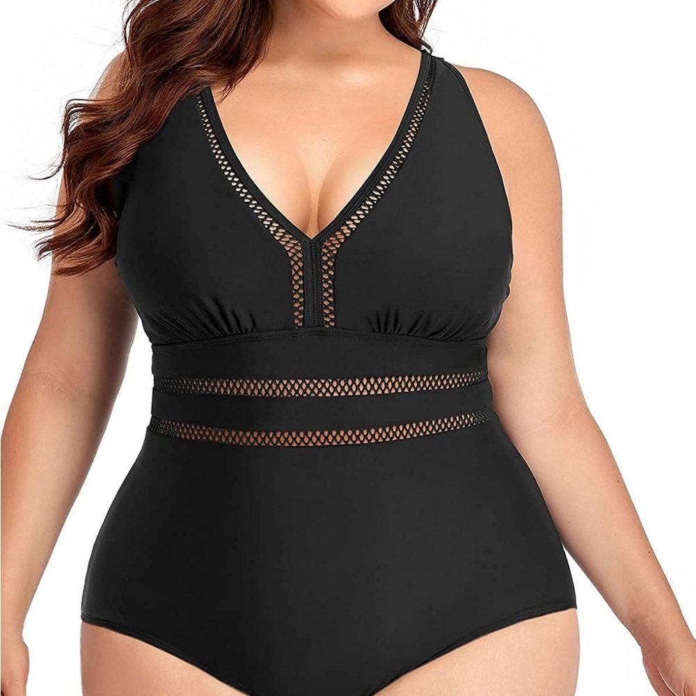 NWT Daci Women One Piece Swimsuit SZ Large - Picture 1 of 10